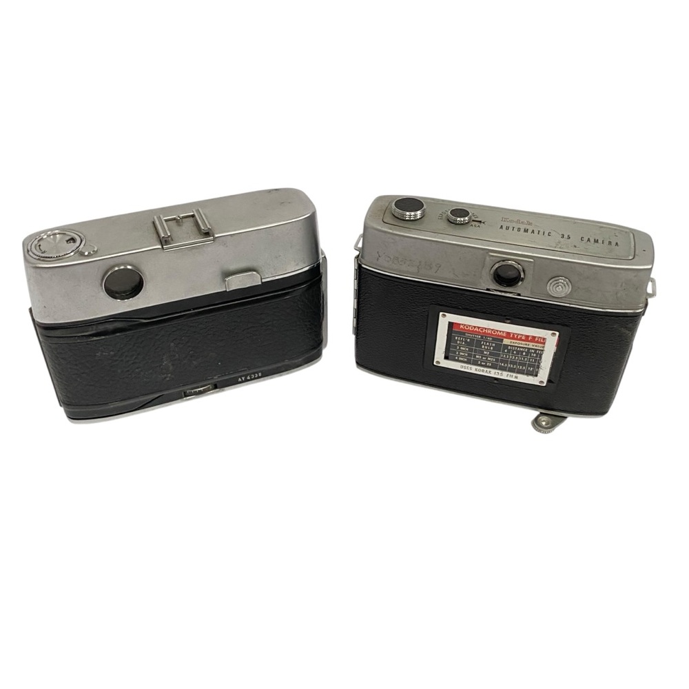 Lot of 2 Vintage 35mm Film Cameras Kodak - Picture 6 of 9